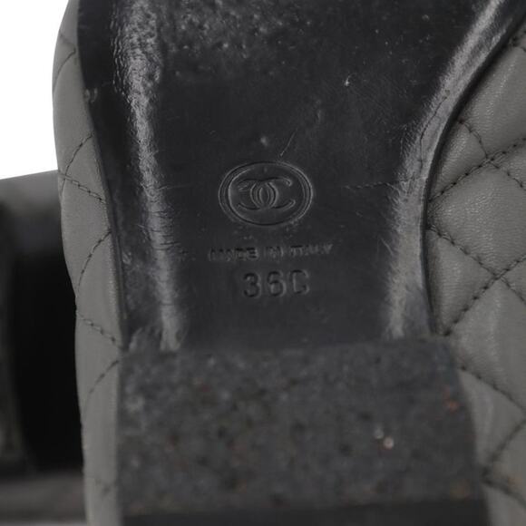 Chanel Ballet 36C Quilted Leather Cap-toe Flats CC-S0207P-C027 - Picture 11 of 11